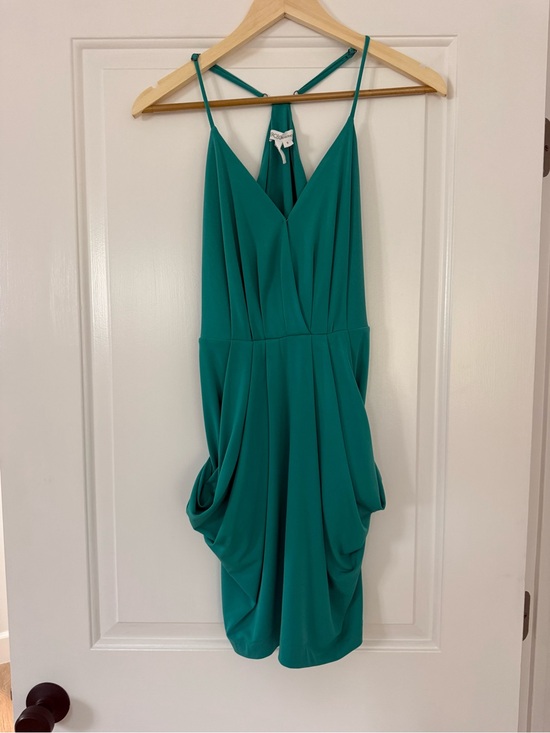 BCBGeneration Dresses & Skirts - BCBGeneration Teal V-Neck Spaghetti Strap Mini Dress